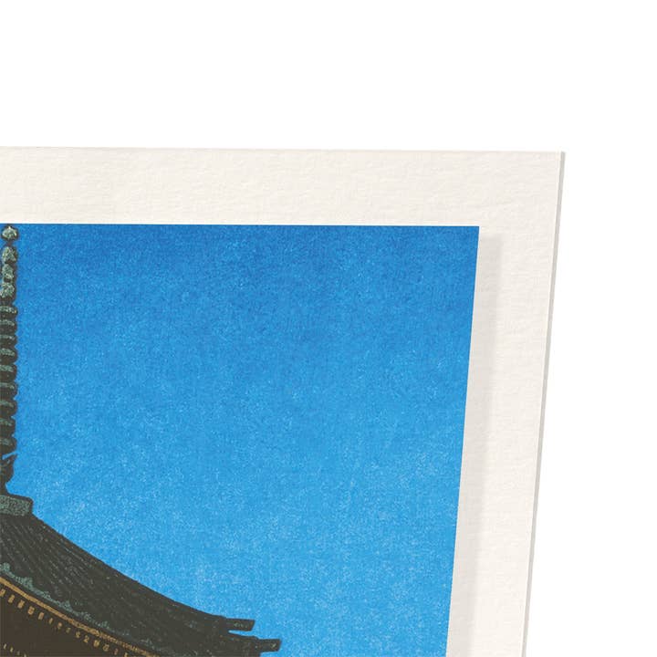 Ezen Trade - Wholesale Art print - EVENING GLOW ON PAGODA: Japanese Art Print1