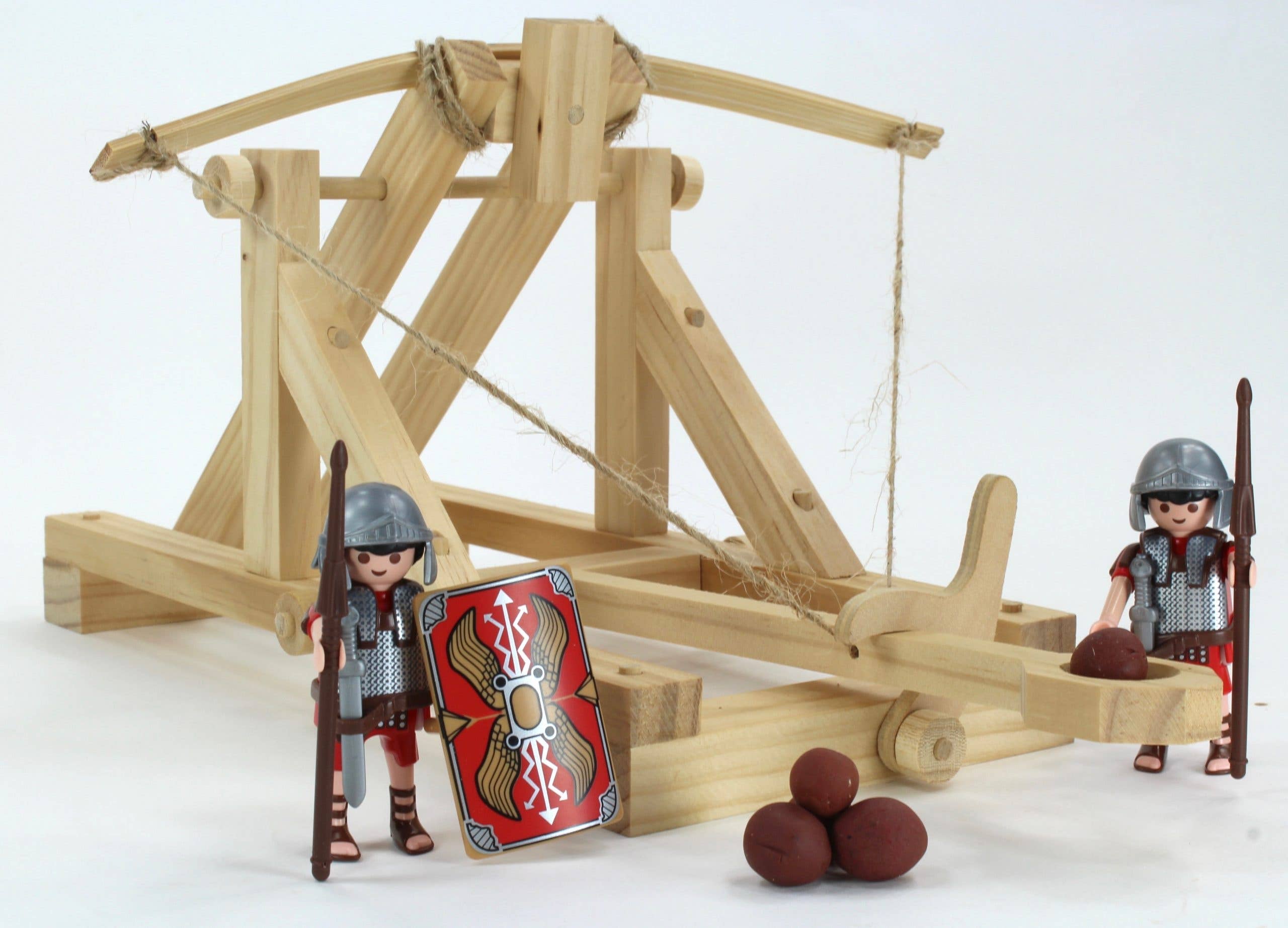 Science and Nature - Wholesale Wood toy – Child - Roman Catapult Wooden Kit2