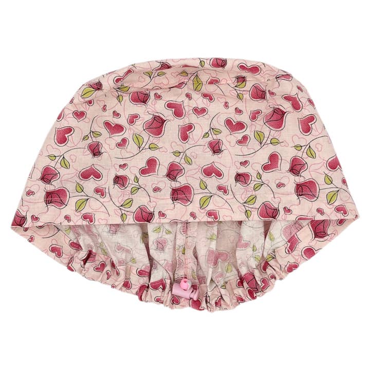 SewingLabPlus - Wholesale Head Scarf - Women's - Valentine's Day Scrub Cap Euro Style Scrub Hat 5