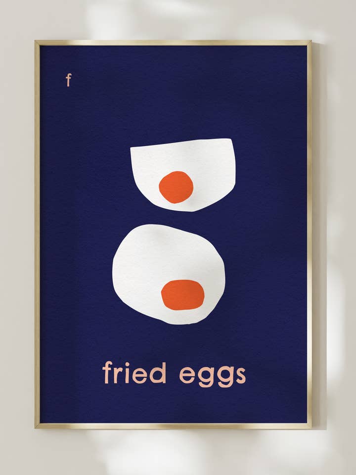 Stekt ägg Konsttryck för wholesale av Surprise Radish