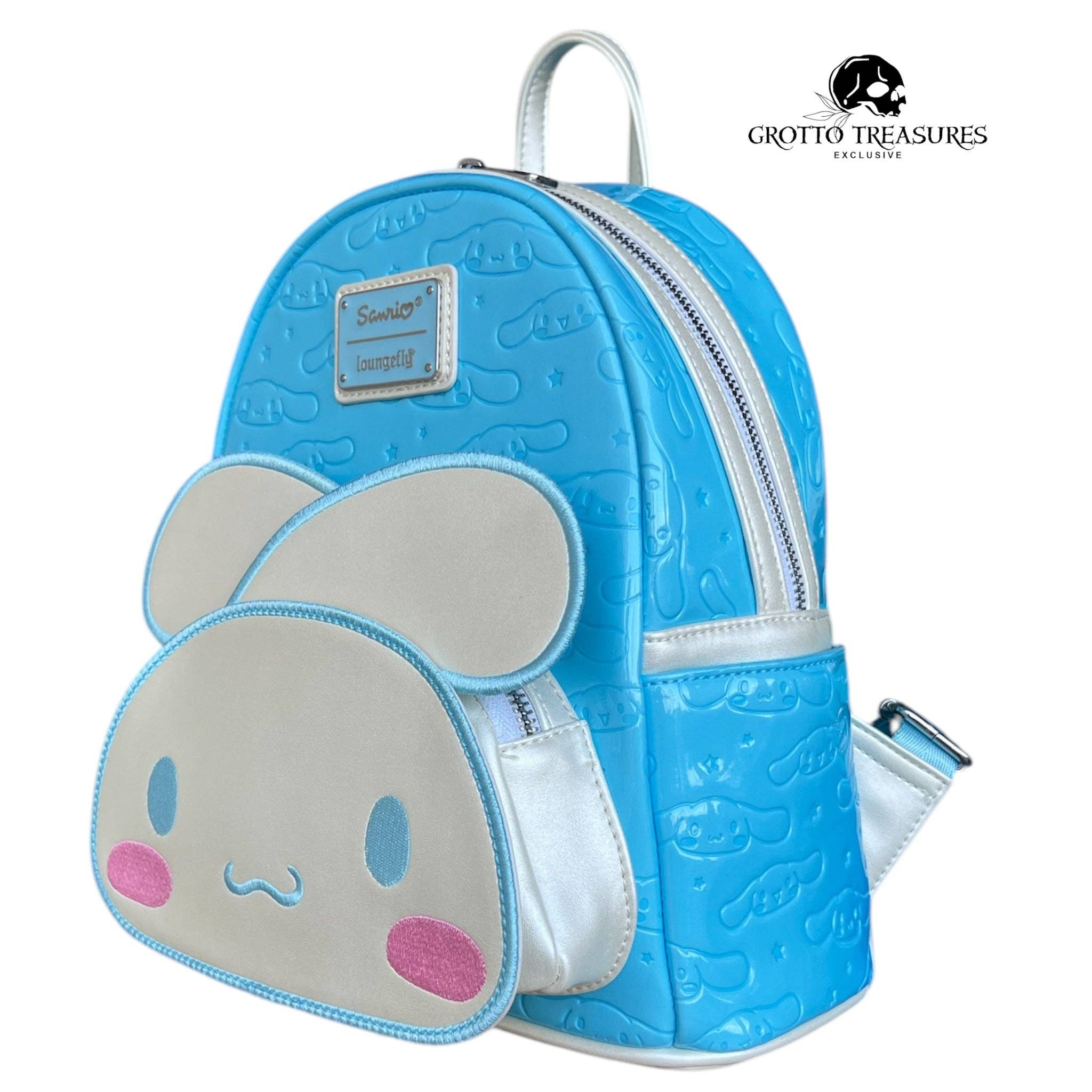 Grotto Treasures - Wholesale Backpack - Unisex - Grotto Treasures Exclusive - Sanrio Cinnamoroll Moveable Ears Mini Backpack6