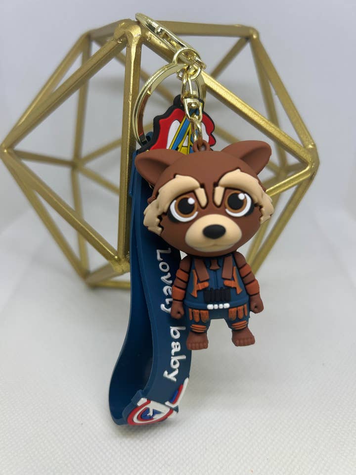 3D Marvel Guardians of the Galaxy Keychains for wholesale by SAVIOL