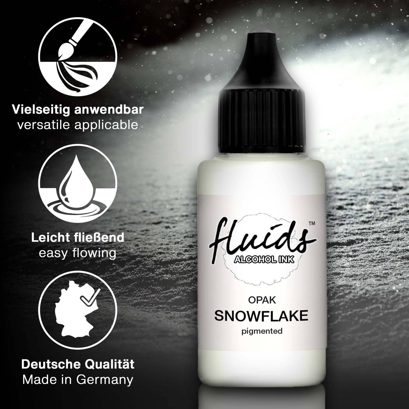 Octopus Concept GmbH – wholesale Craft supplies – Fluids Alcohol Ink Snowflake Alcohol Ink for Fluid Art1