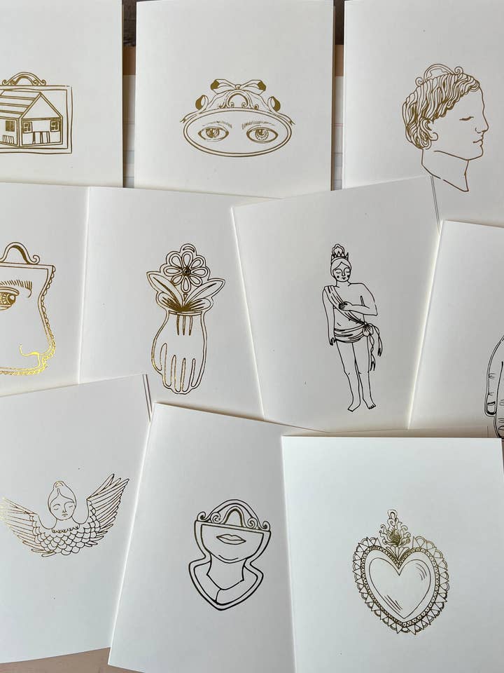 Set di carte piegate Milagros per la vendita all'ingrosso da parte di Parcel