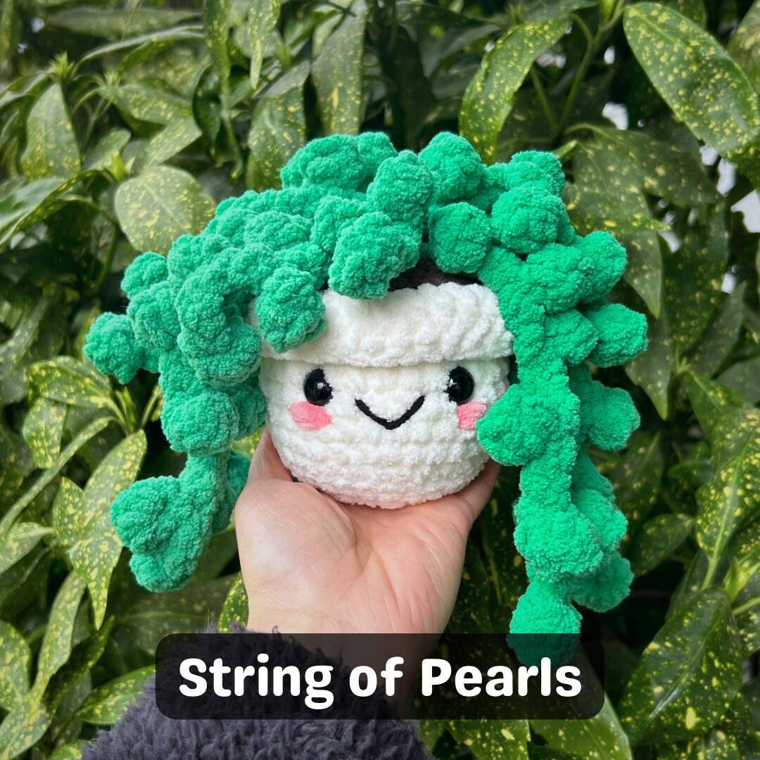 TOMOPOD LLC - Wholesale Decorative Tabletop Object - Mini Potted Plant Friends Crochet,Chunky Yarn Crochet Plants1