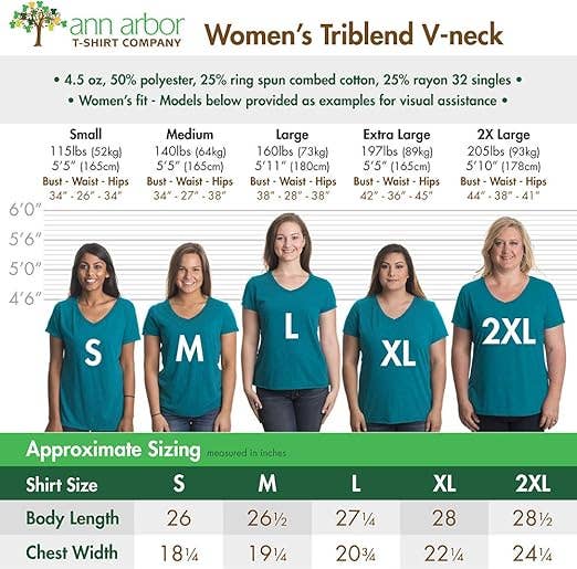 Ann Arbor Tees - Vendita all'ingrosso Maglietta serigrafata - Donna - Maglietta scollata a V da donna "Orgoglio e Pregiudizio" di Jane Austen9