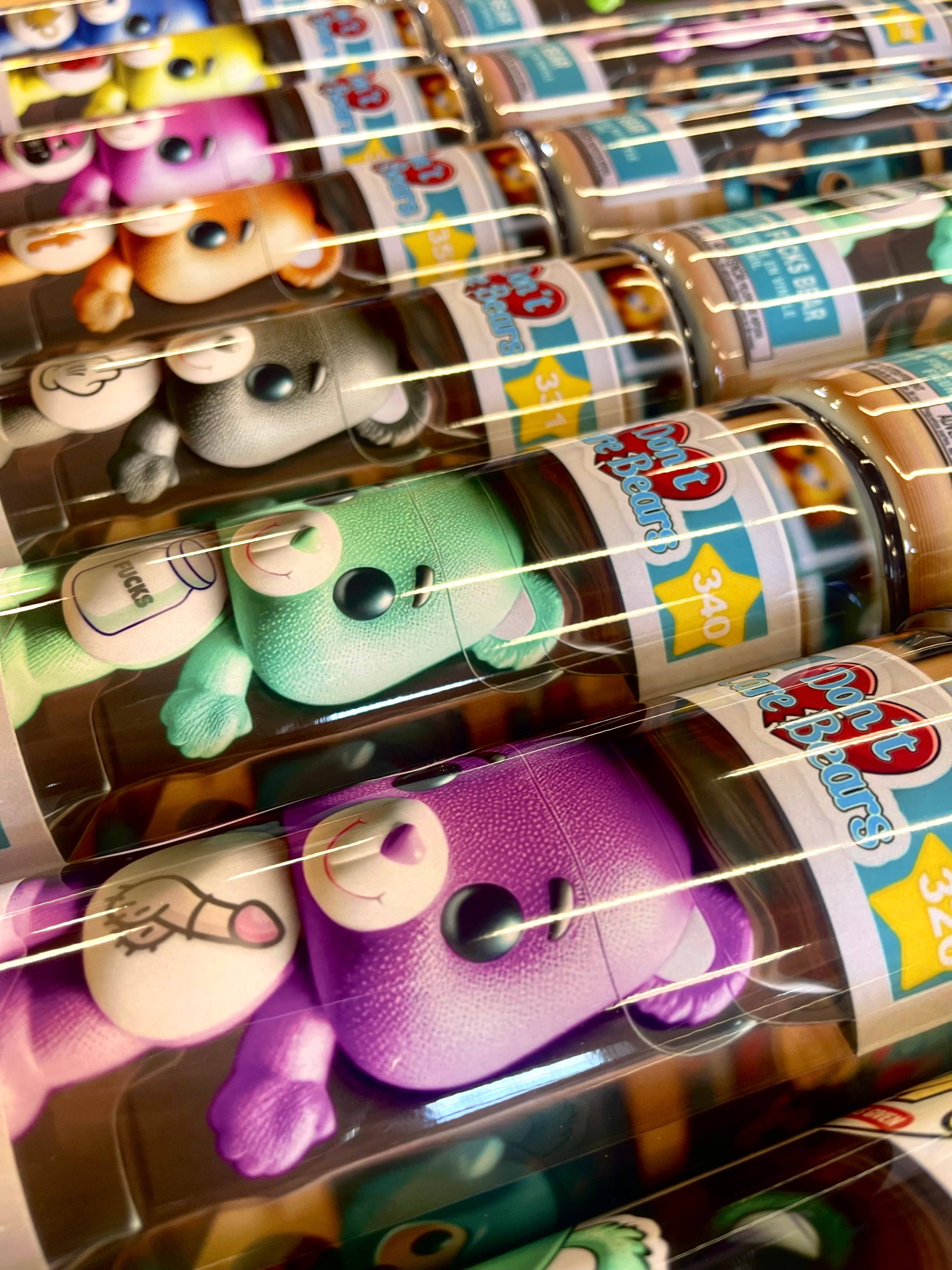 Lasting Impressions CT - Wholesale Insulated Mug/Tumbler - Don't Care Bears Stainless Steel Tumbler Pack4