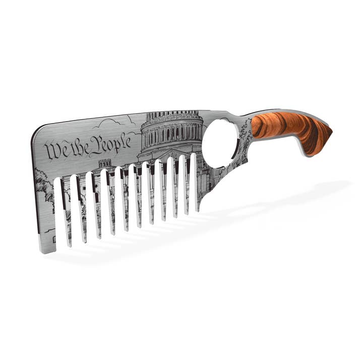 We The People Beard Comb for wholesale by Hillman Reid