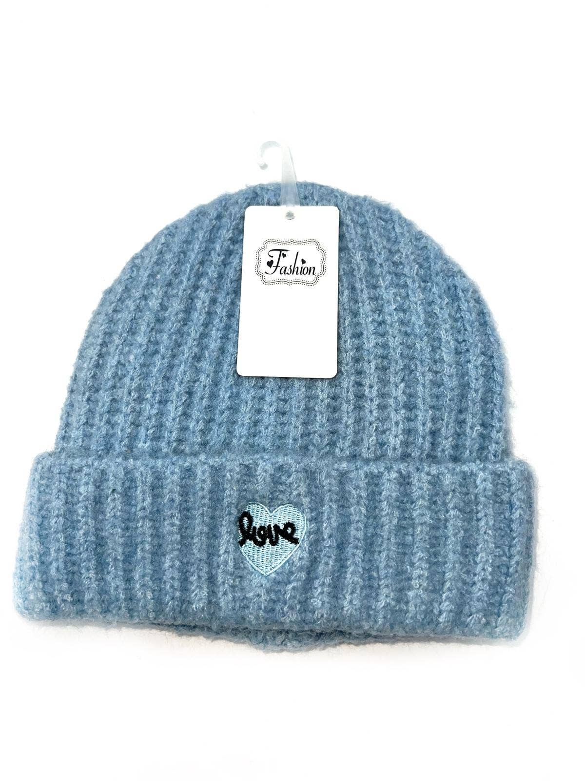 LINETA – Engroshandel Beanie - Dame – BX-26 Hætte "kærlighed" med foring0