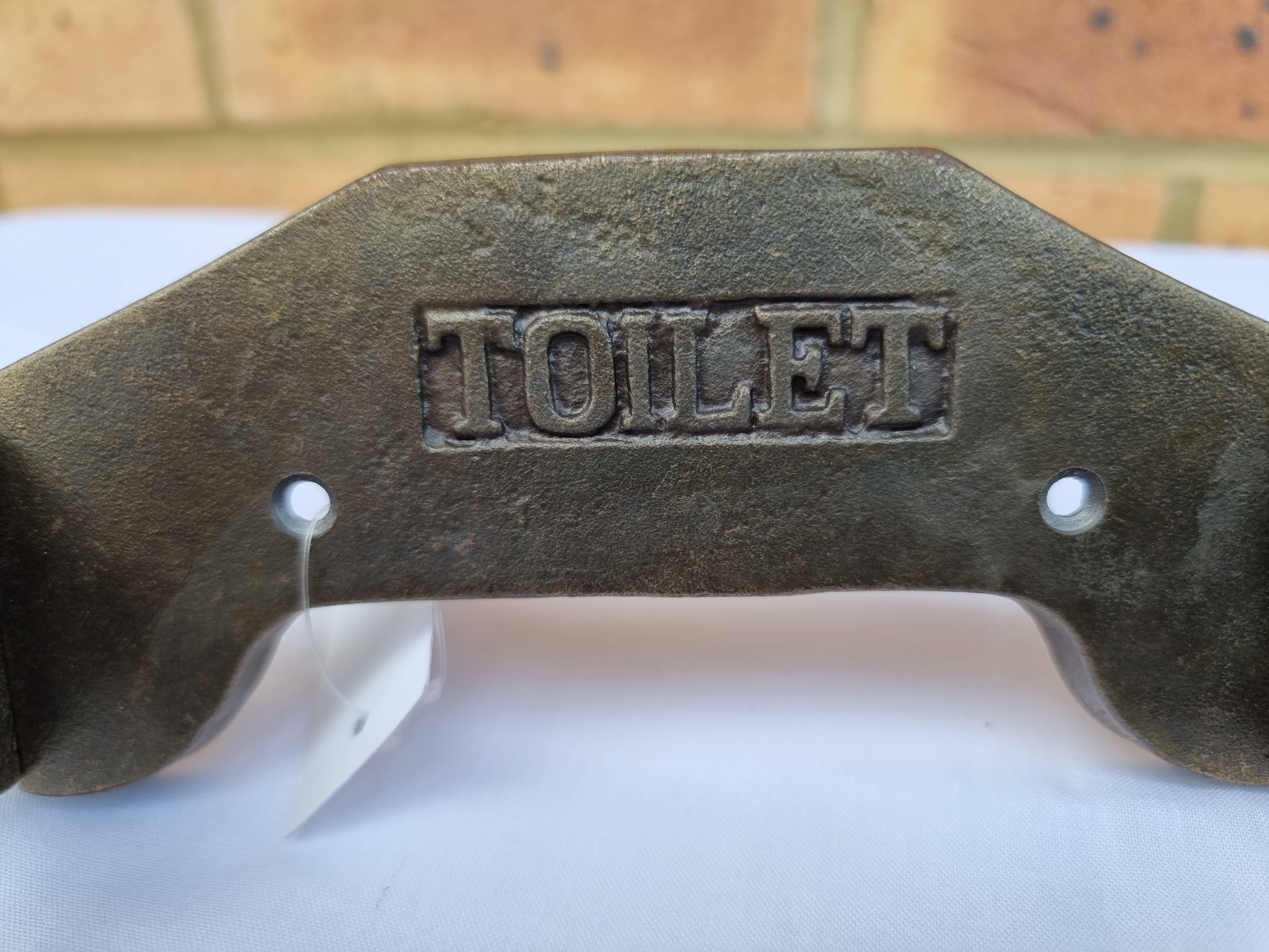 Alza - Wholesale Toilet paper holder - Simple Toilet Holder Cast Iron Black Antique 2