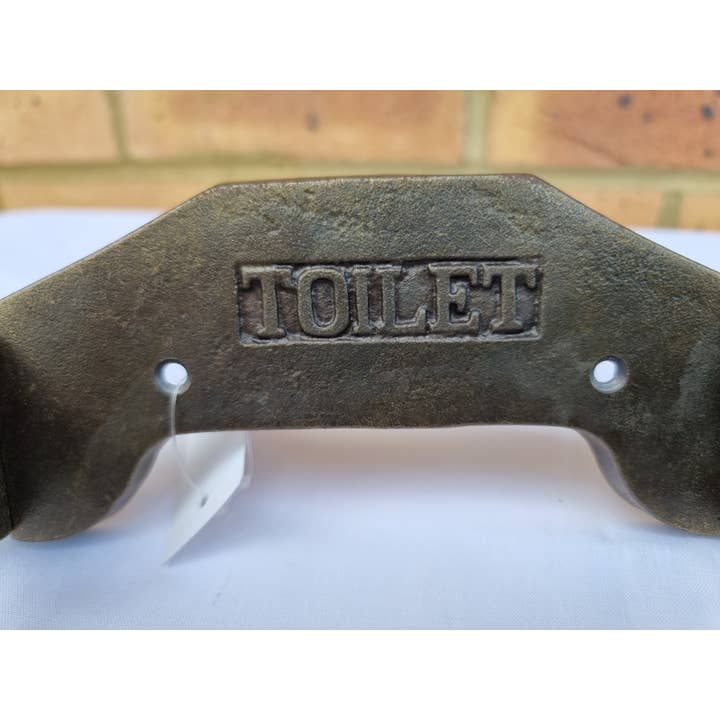 Alza - Wholesale Toilet paper holder - Simple Toilet Holder Cast Iron Black Antique 2