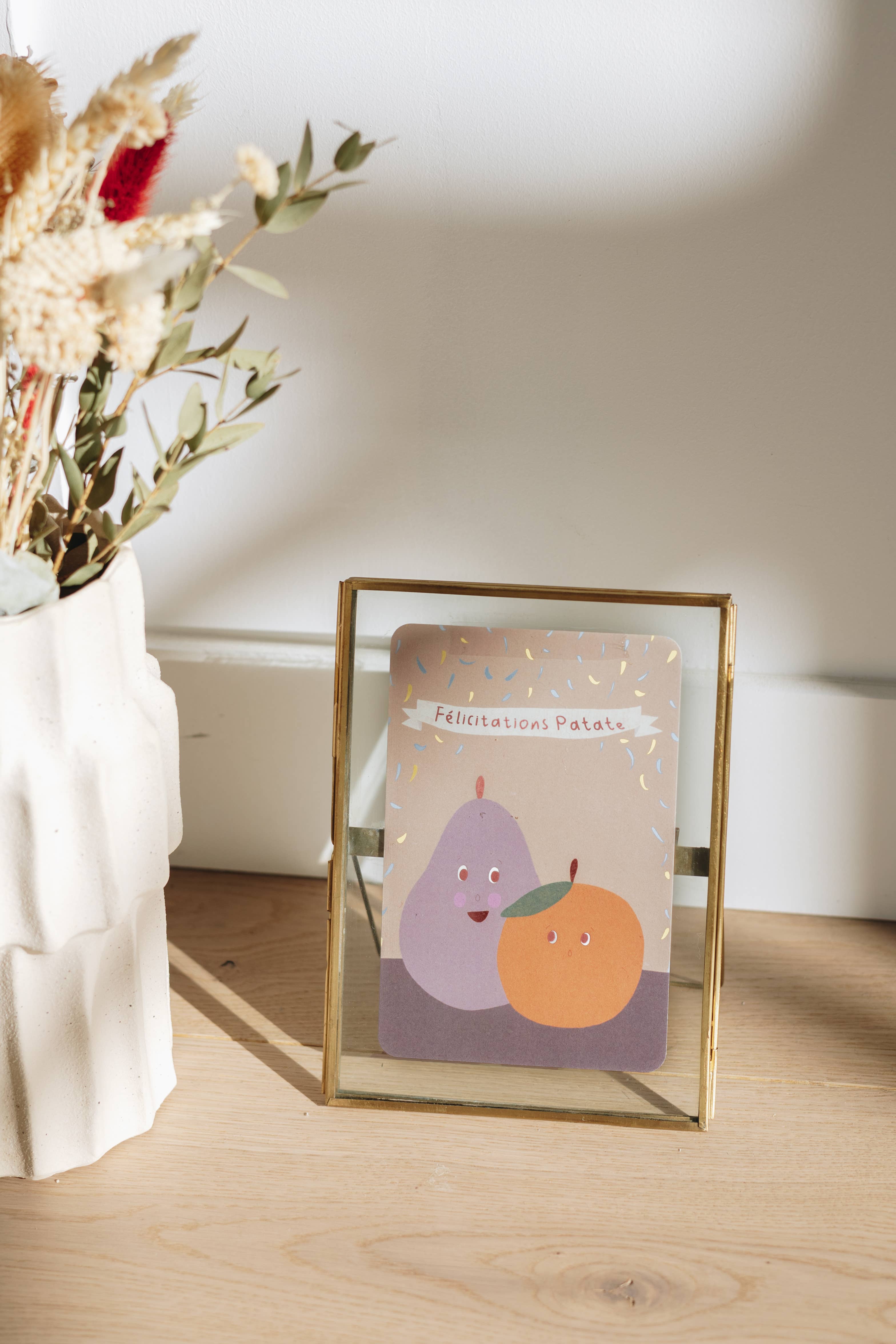 MAISON PATATE – Großhandel Glückwunschkarte – Glückwunschkarte Kartoffel 10x15 cm3