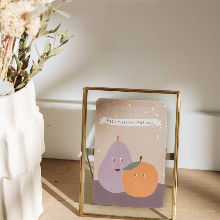 MAISON PATATE – Großhandel Glückwunschkarte – Glückwunschkarte Kartoffel 10x15 cm3