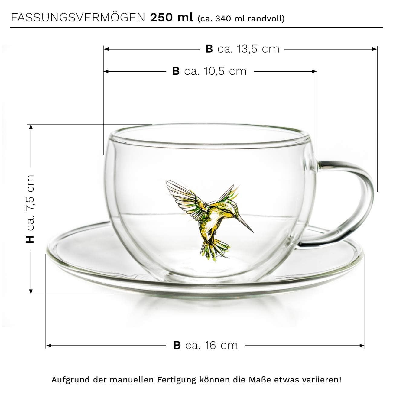 Creano - Wholesale Coffee/Tea Cup - Hummi Thermal Mug with Saucer Green2