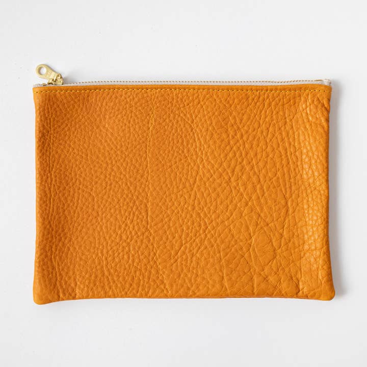 Bolso Mediano con Cremallera Ciprés Naranja para venta al por mayor de KMM & Co.