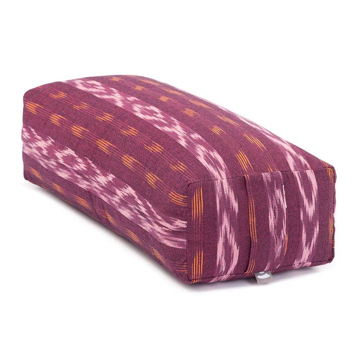 Bodynova – Großhandel Yogablöcke/-unterlagen – Yoga BOLSTER Salamba ETHNO Ikat