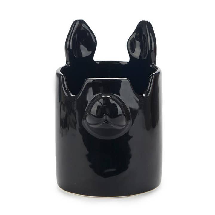 Porta-lápis e suporte para óculos, Nosy Buddy Dog, preto por atacado de Balvi