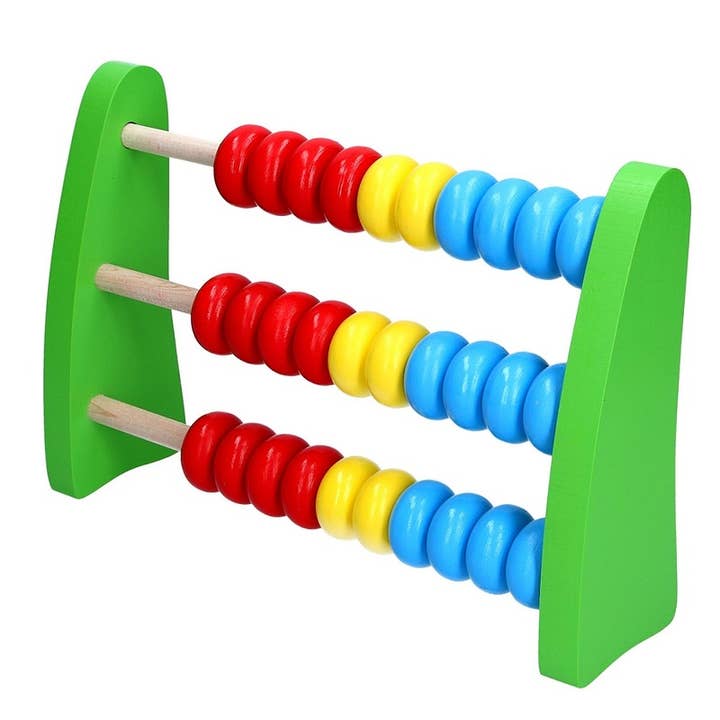 Gioco contapassi in legno «Abacus», giocattolo educativo per la vendita all'ingrosso da parte di Komarov Toys