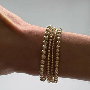 Wholesale 6.5 Paperclip Staple Chain Bracelets 14kt Gold Filled