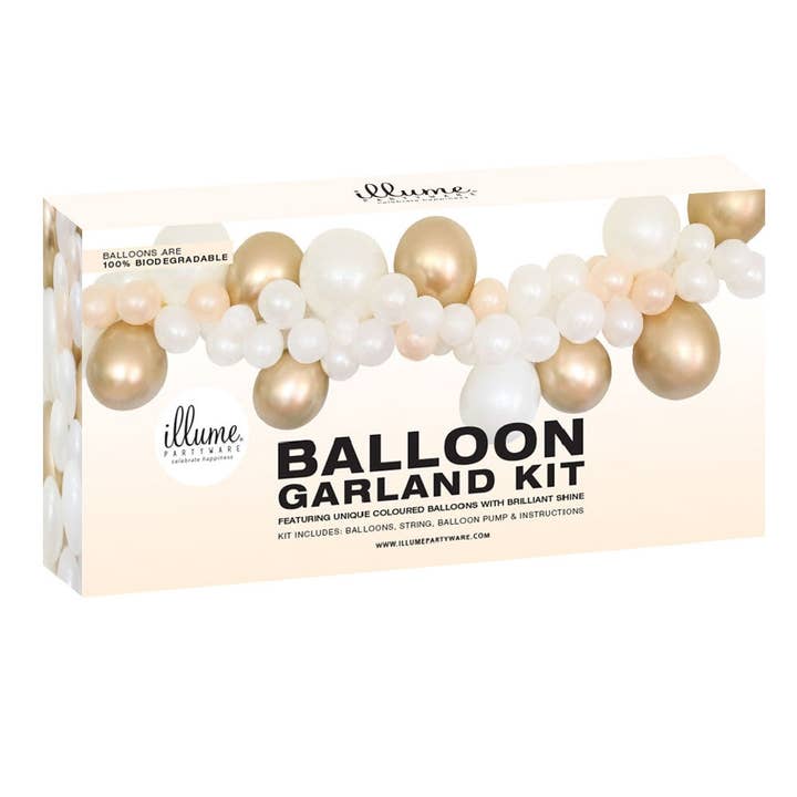 Illume Partyware – Großhandel Bastelset – Ballon-Girlanden-Kit zum Selbermachen — Gold4