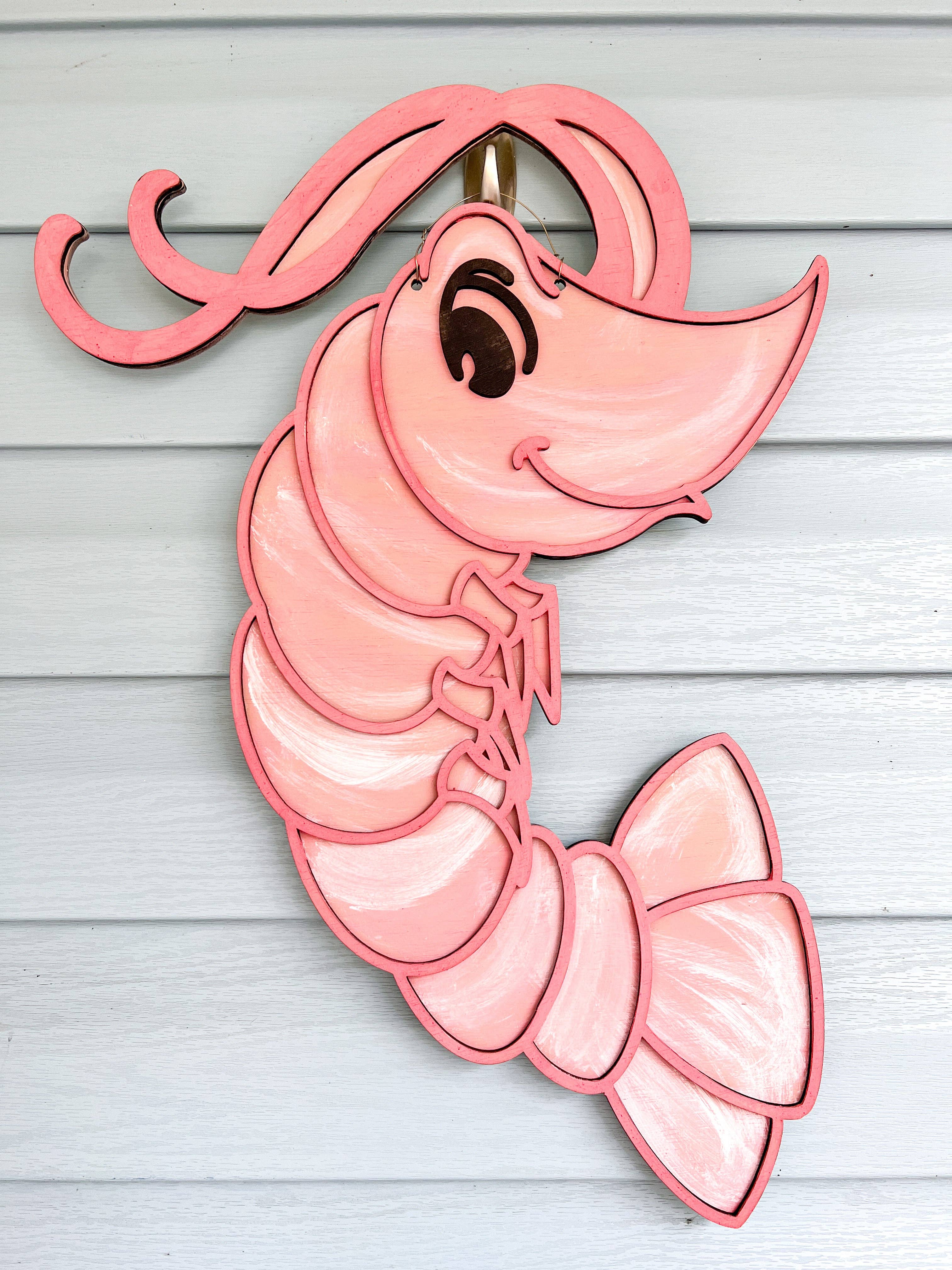 Geaux Magnolia - Wholesale Door Hanger - Shrimp Door Hanger1