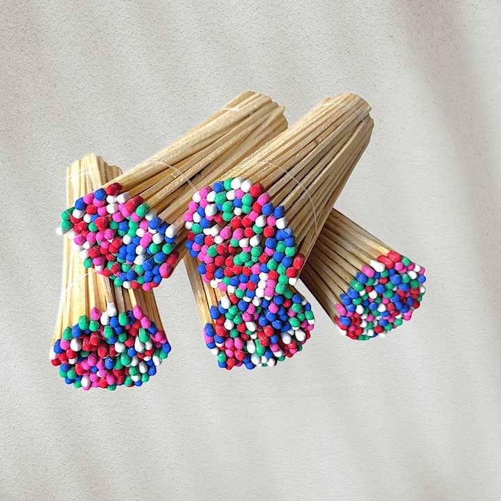 Allumettes de cheminée 8" : Plus de 10 options de couleur, lots de 100 pour la vente par CJ Gift Goddess