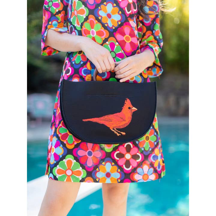 Lesley Evers - Wholesale Top Handle Bag - Women's - EVIE handbag Nothern Cardinal