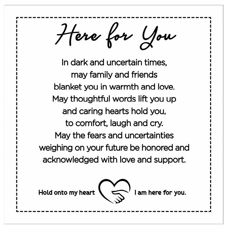 The Grandparent Gift Co. Inc. - Wholesale Throw Blanket - Softly Said  Blanket: Here For You, Encouragement Gift 80203