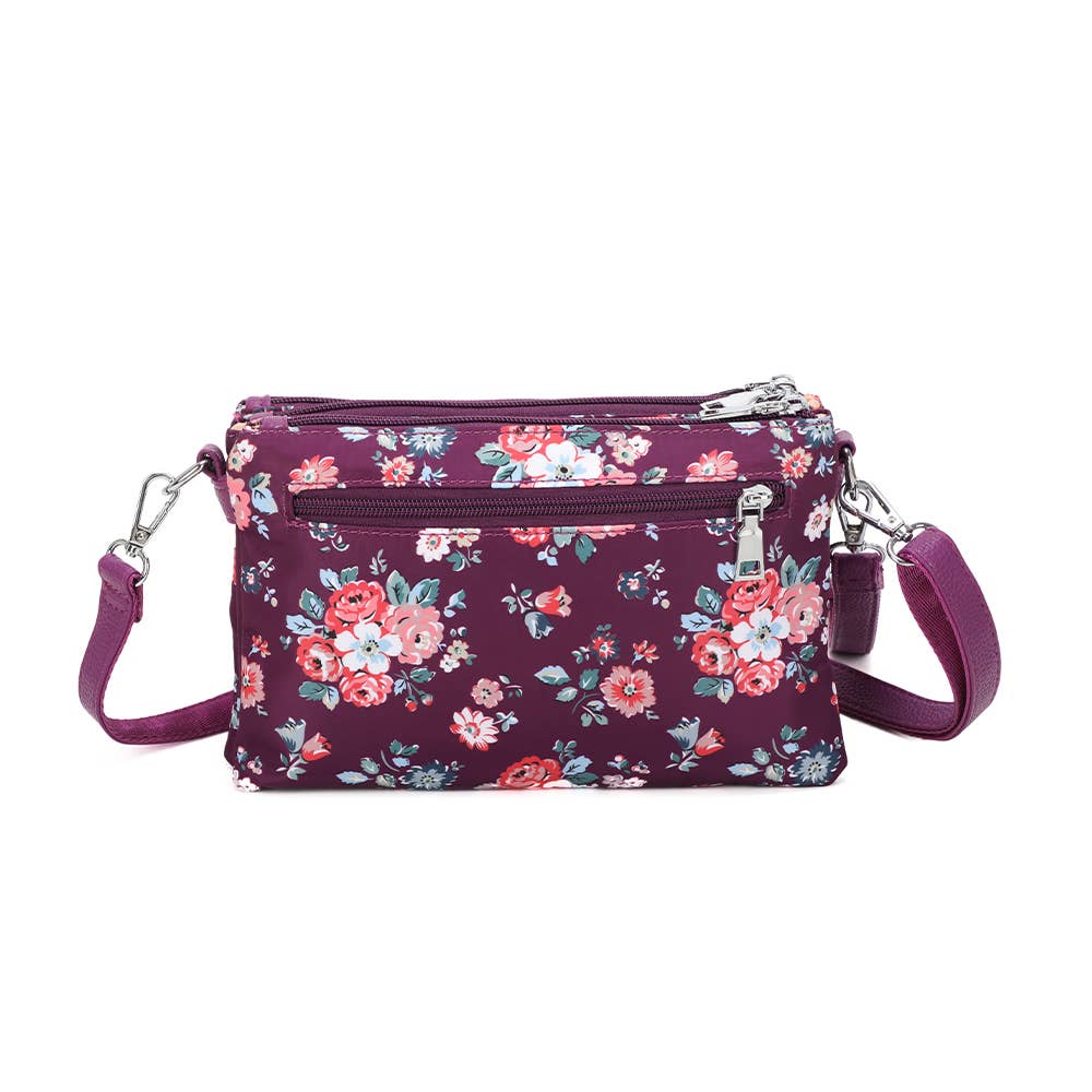 Strathurie – wholesale Crossbody bag – Women's – Strathurie Floral Crossbody Purse Bag White5
