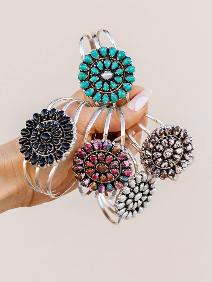 Wilde Salie Concho Stenen Armband voor wholesale door Krush Kandy