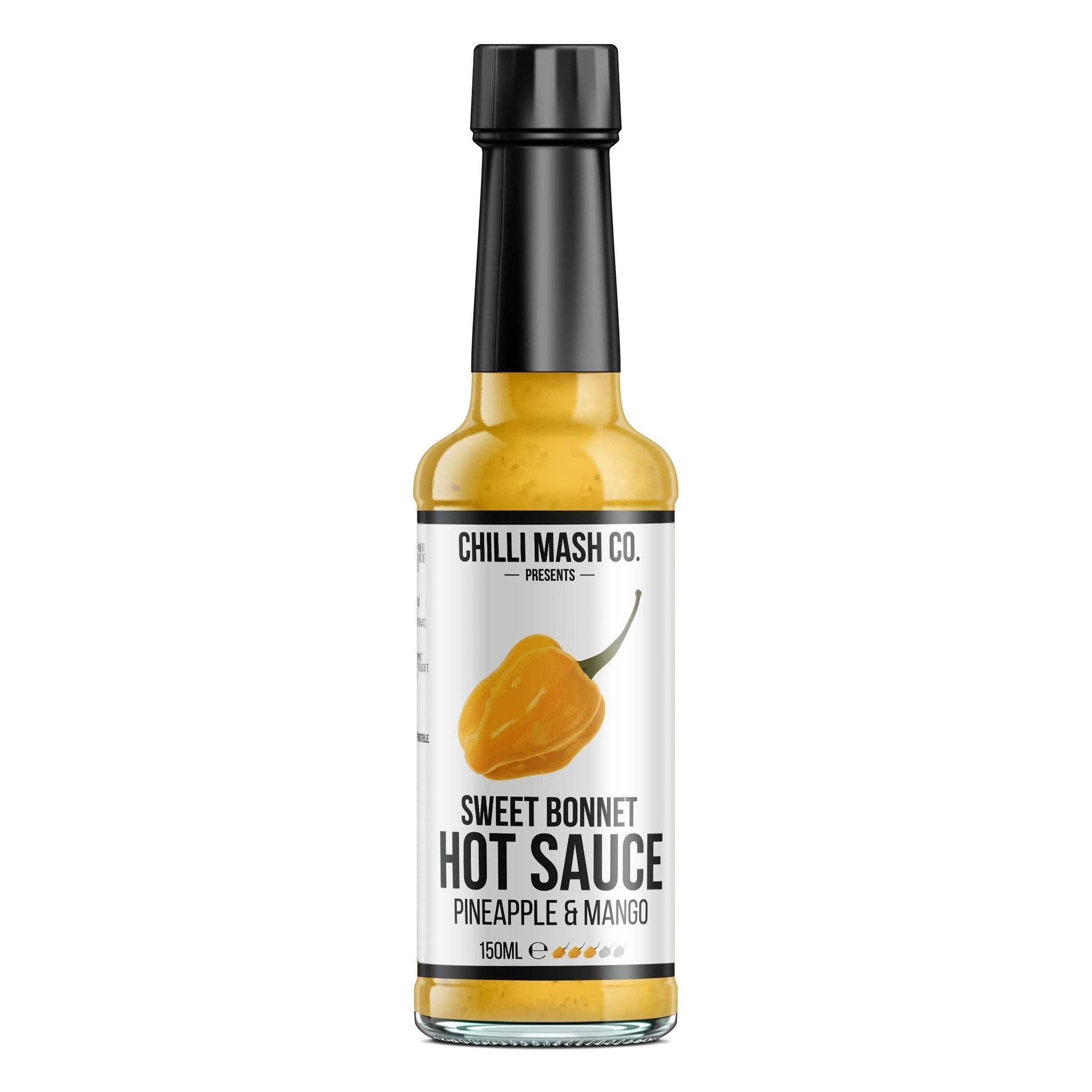 Chilli Mash Company – Großhandel Scharfe Soße – Sweet Bonnet Hot Sauce | Chilli Mash Co. | 150 ml0