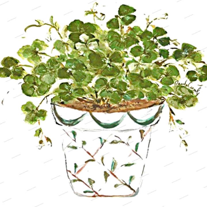 Pamela Cassidy Designs - Wholesale Tea Towel - Shamrocks Kitchen Towel1