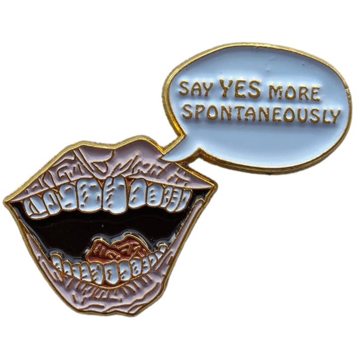 Di que sí: pin esmaltado para venta al por mayor de ILovePins