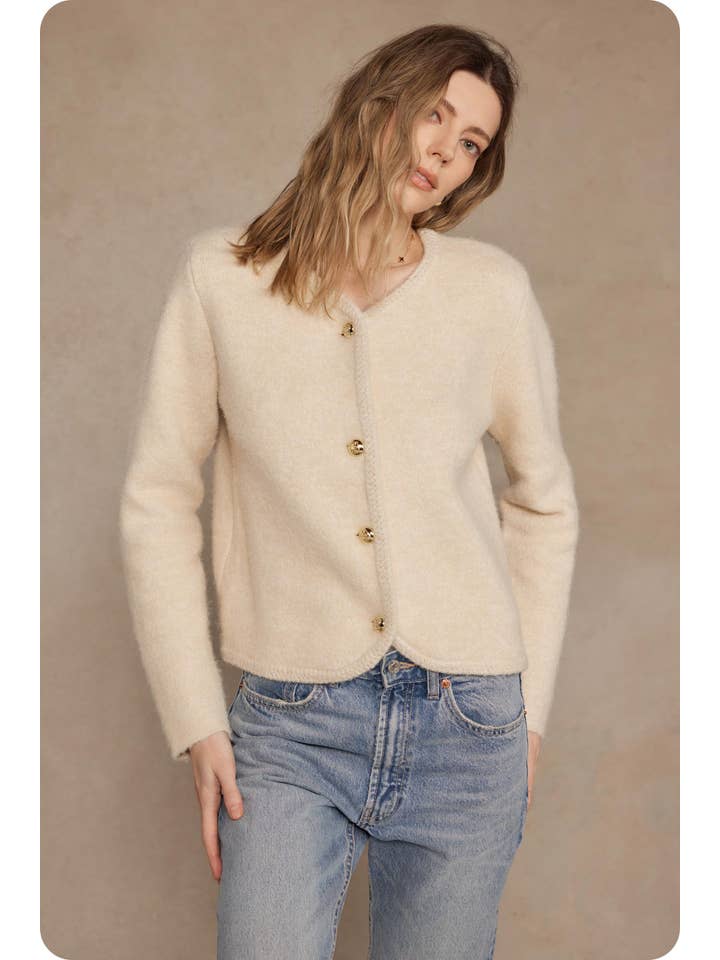 Strut & Bolt – Engroshandel Cardigan - Dame – Knap Ned Cardigan1