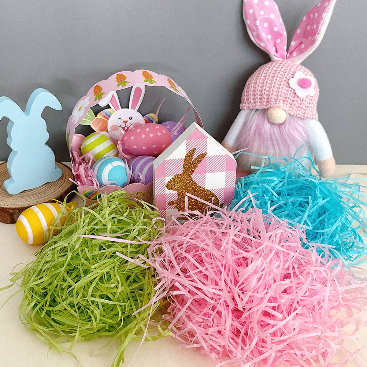 Wrapables.com - Wholesale Craft Supplies - Wrapables Easter Grass Package Filler, Shredded Paper1