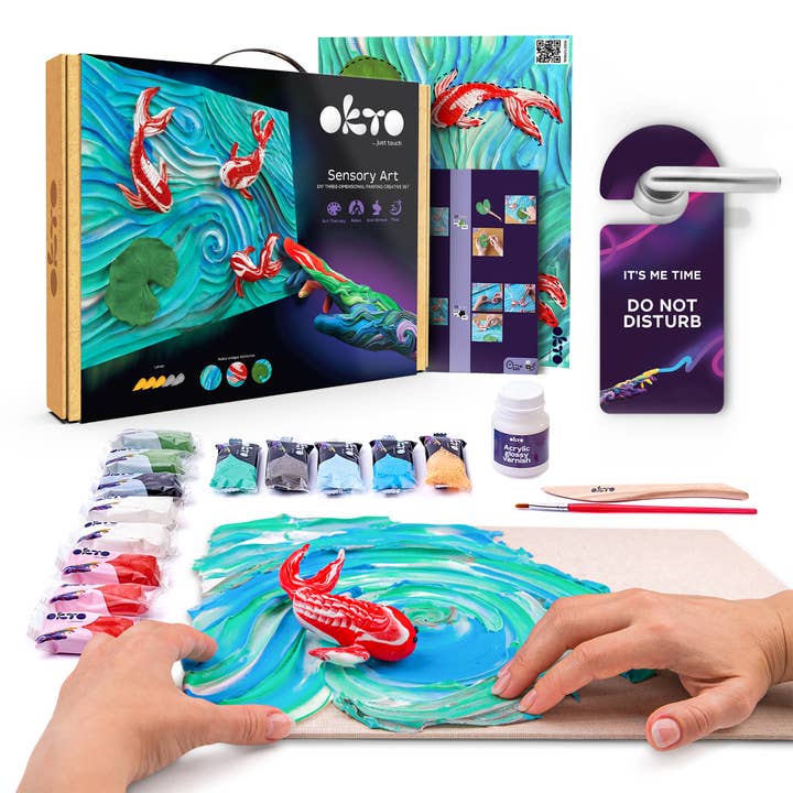 MacPherson's - Wholesale Clay - OKTO Sensory Art 3D Clay Painting Kits