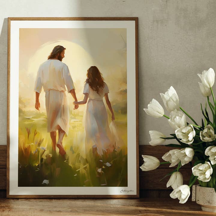 Viens et suis-moi | Tirage d'art pour la vente par The Painted Gospel