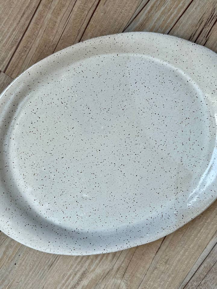 Speckled Serving Tray for wholesale by Karacotta Ceramics