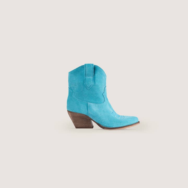 Kali Shoes - Wholesale Cowboylaarzen - Dames - Leila Texan Boots Turquoise