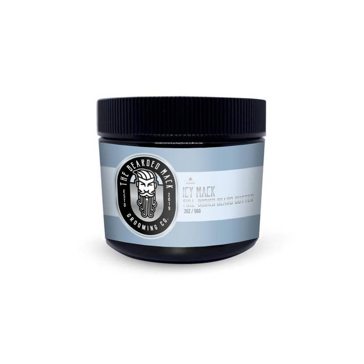 Icy Mack Beard Butter- Peppermint, Tea Tree & Lavender for wholesale by The Bearded Mack Grooming Co