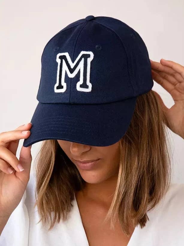 Boné azul marinho | Inicial Mini Azul Marinho por atacado de Anitials