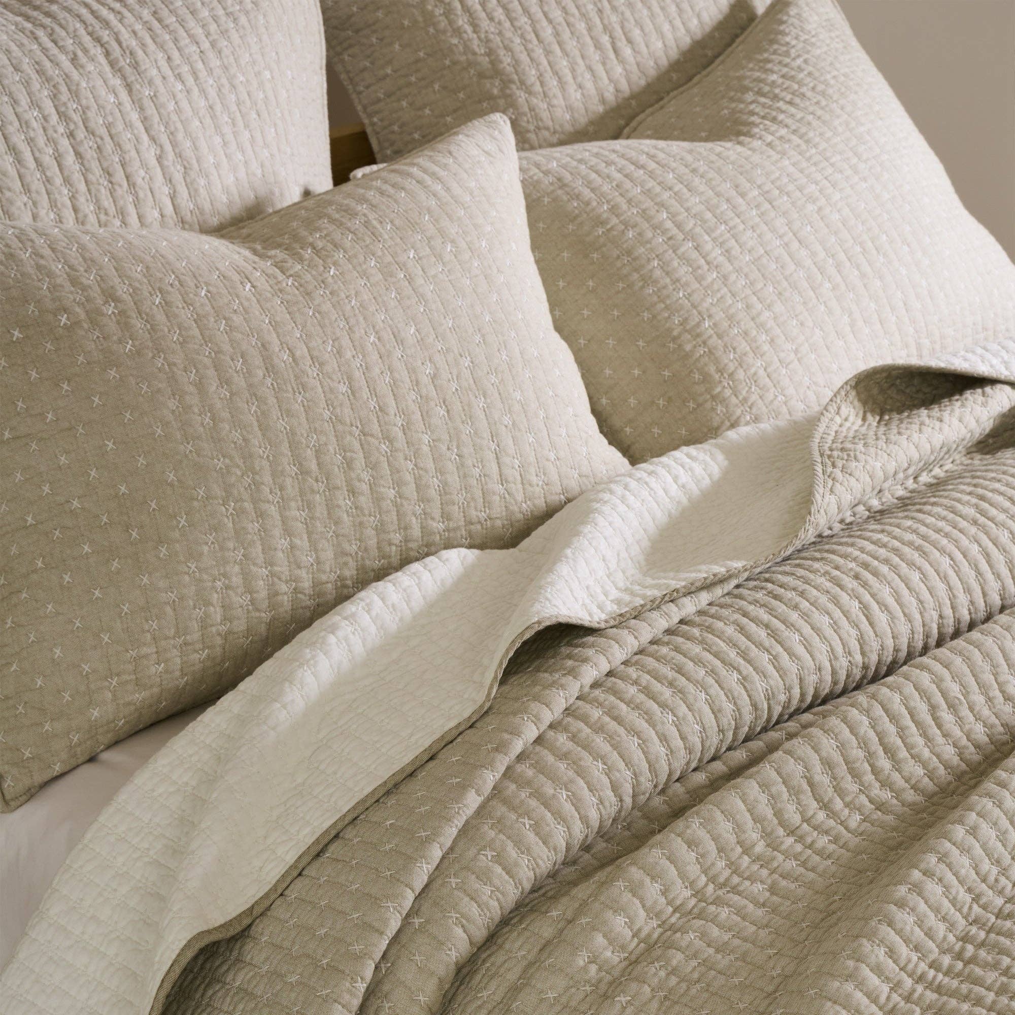 Levtex Home - Vente Parure de lit - Ensemble de couette en point de croix41