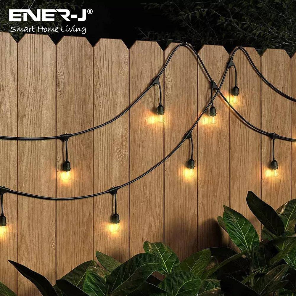 ENER-J - Vente Guirlandes lumineuses - Kit de guirlandes lumineuses à filament LED de 100 pieds4