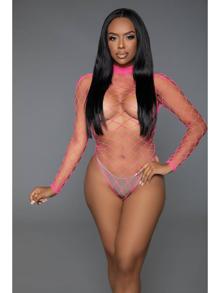 BeWicked - Wholesale Lingerie Bodysuit - Women's - 1909 Dancing All Night Fishnet bodysuit