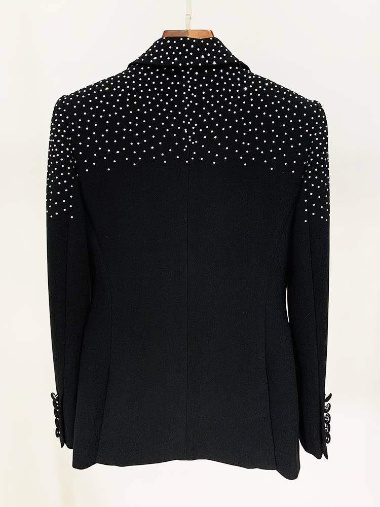 Productseeker – wholesale Suit set – Women′s – SET104 Elegant Diamond Blazer & Skirt Suit1