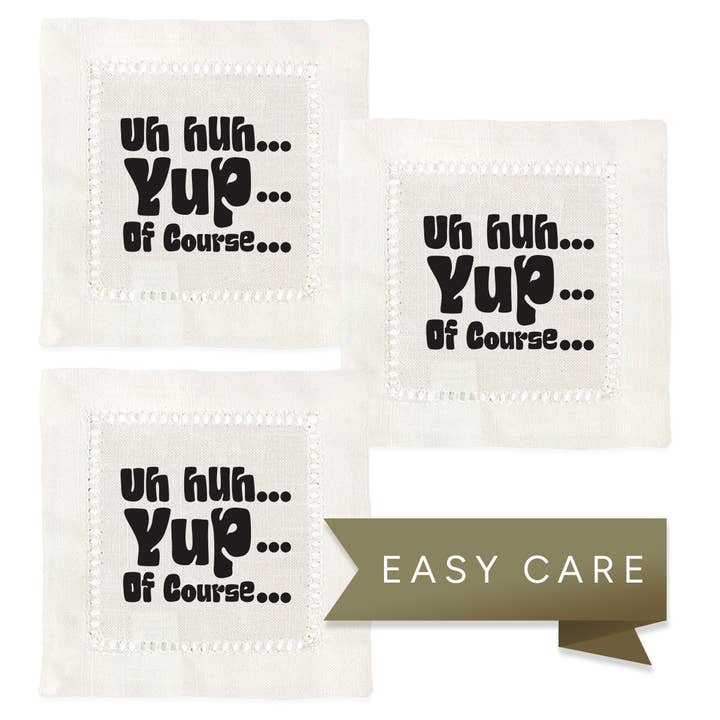 Jolitee - Wholesale Dinner & Cloth Napkin - Yup Hemstitch Napkins2