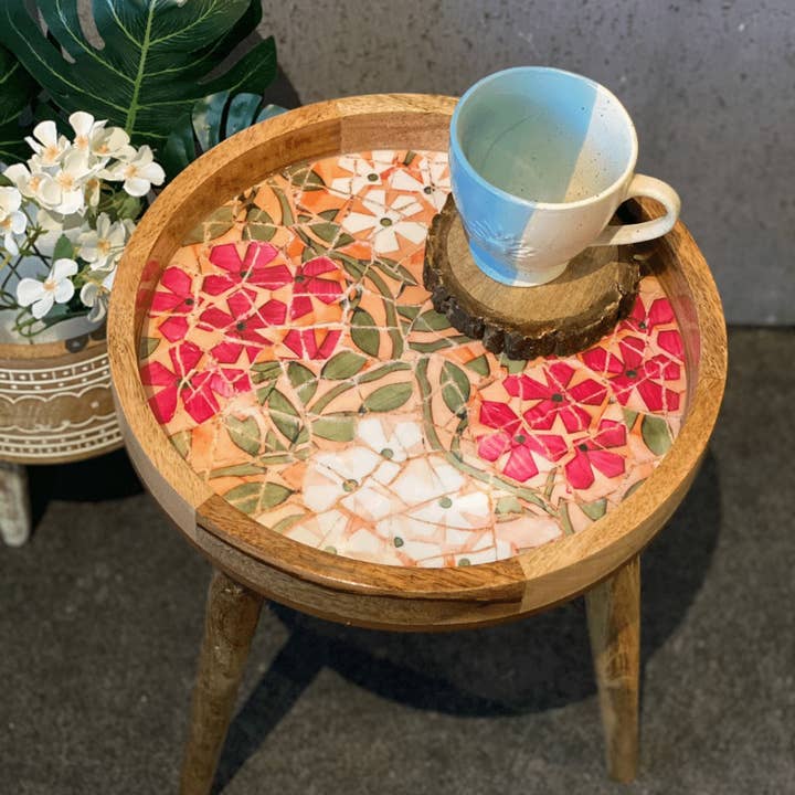 Hartsmede - Wholesale Side Table - Handmade Side Table Removable Legs Hummingbird Tray Table12