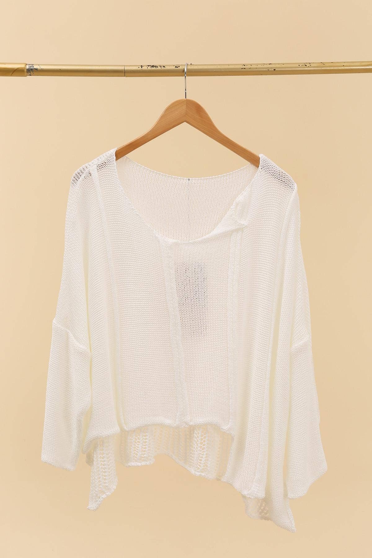 la maison des fibres naturelles - Wholesale Knit Sweater - Women's - 61113 100% COTTON SWEATER2