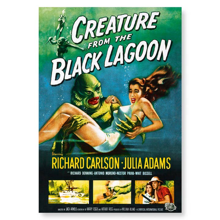 CREATURE FROM THE BLACK LAGOON (1954): Art Print for wholesale by Ezen Trade