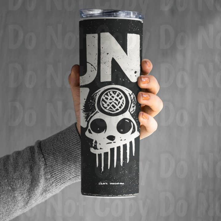 Punk Rock Tumbler for wholesale by Gonna Get Crafty